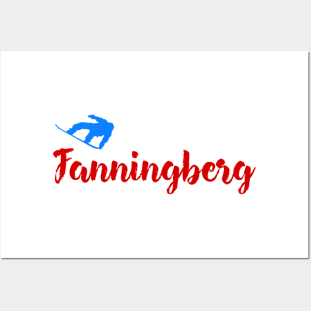 Fanningberg Ski & Snow Wall Art by ArtDesignDE